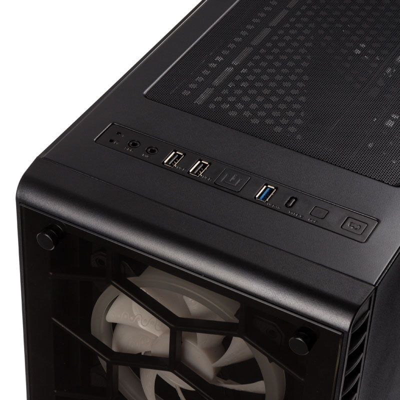 Kolink Observatory RGB Midi-Tower, Tempered Glass - Black Window Kolink