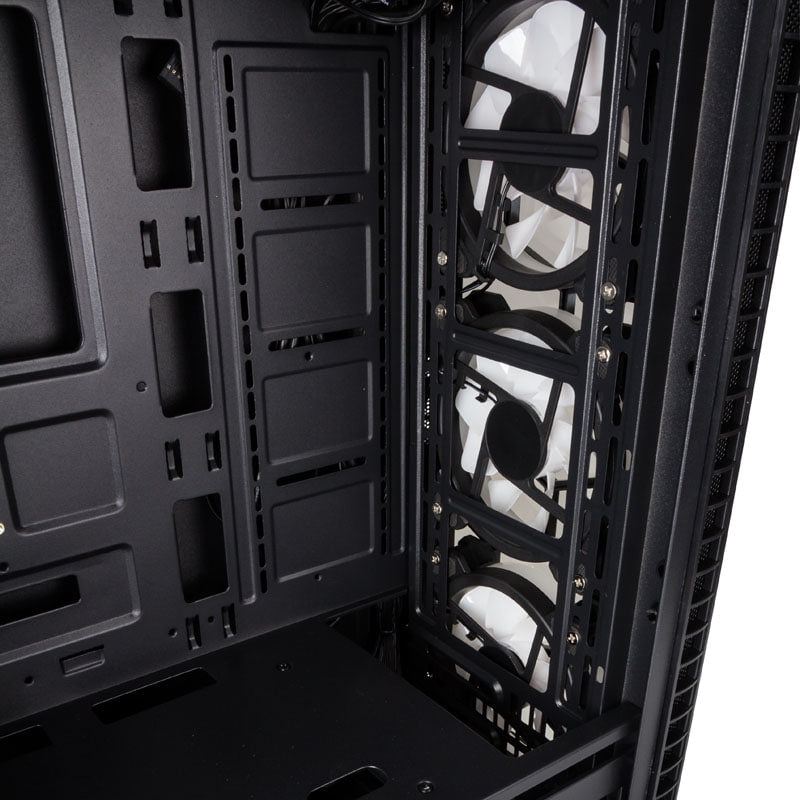 Kolink Observatory RGB Midi-Tower, Tempered Glass - Black Window Kolink
