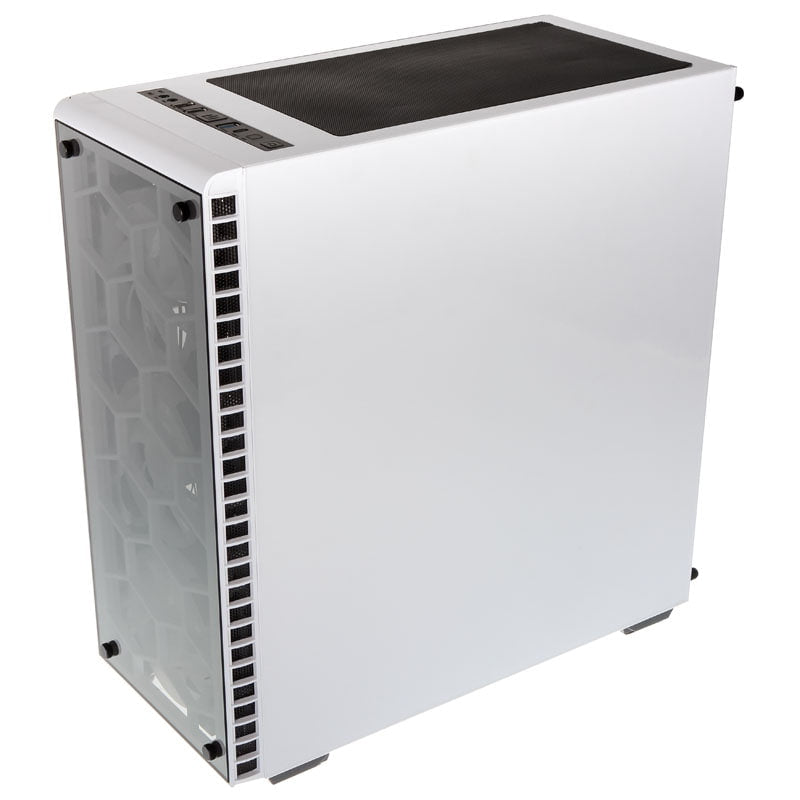 Kolink Observatory RGB Midi-Tower, Tempered Glass - White Window Kolink