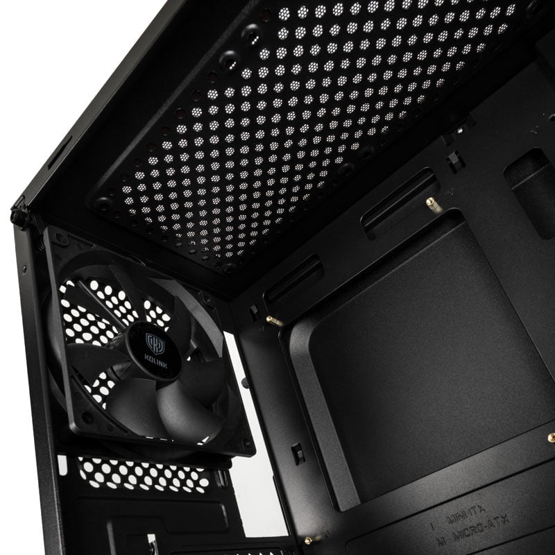 Kolink Stronghold M Micro-ATX Case-Black Window Kolink
