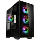 Kolink Observatory Y ARGB Midi-Tower Gaming Case-Black Window Kolink