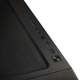 Kolink Observatory Y Mesh ARGB Midi-Tower Gaming Case-Black Window Kolink