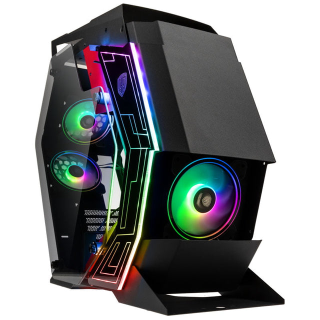 Kolink Big Chungus Hench Edition Midi Tower ARGB Showcase - Black Kolink