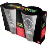 Sæt Med 2 Glas - Star Og Svamp - 490 ml