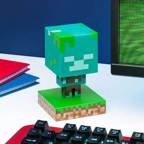 Minecraft Drowned Zombie Icon lys
