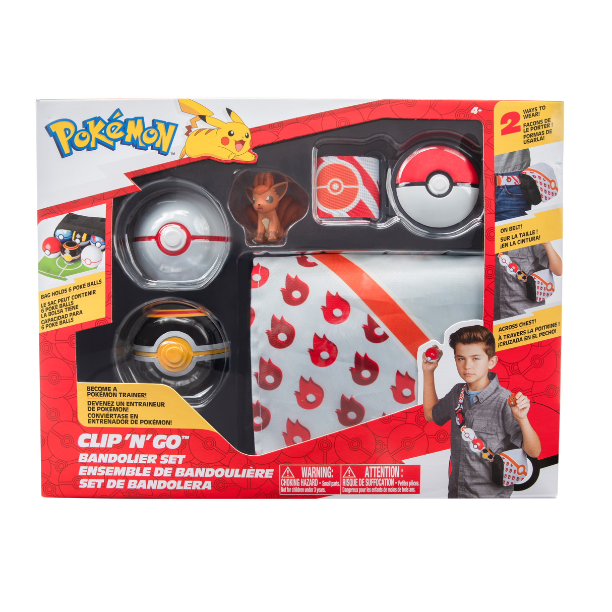 Pokémon - Clip N Go - Bandolier-set - Yulpix (PKW0028_3)