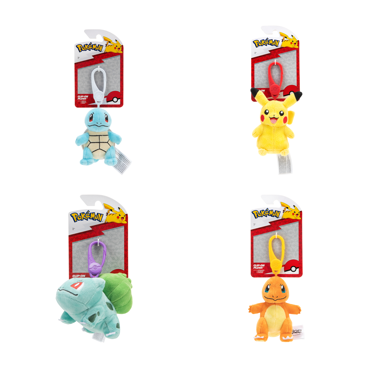 Pokémon - Plyschklämma - W7 - Blandade (95177-7)