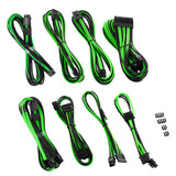 CableMod RT-Series Pro ModMesh 12VHPWR Dual Cable Kit for ASUS/Seasonic - black/light green