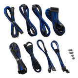 CableMod RT-Series Pro ModMesh 12VHPWR Dual Cable Kit för ASUS/Seasonic - svart/blå